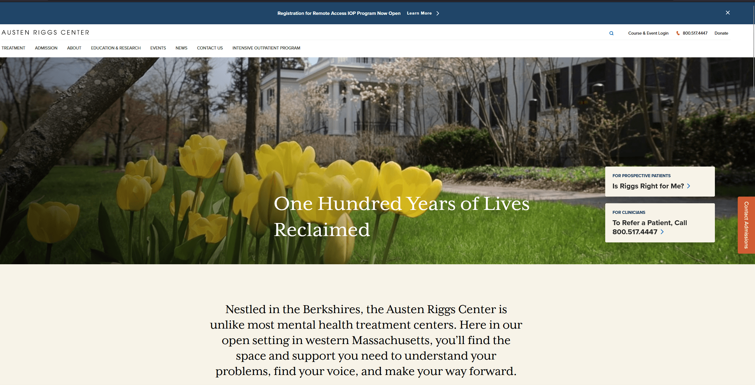 Austen Riggs Website